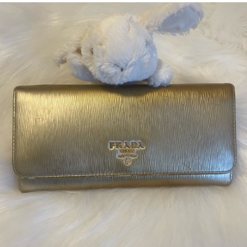 Prada long wallet, authentic